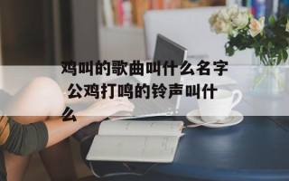 鸡叫的歌曲叫什么名字 公鸡打鸣的铃声叫什么