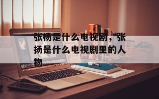 张杨是什么电视剧，张扬是什么电视剧里的人物