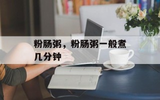 粉肠粥，粉肠粥一般煮几分钟