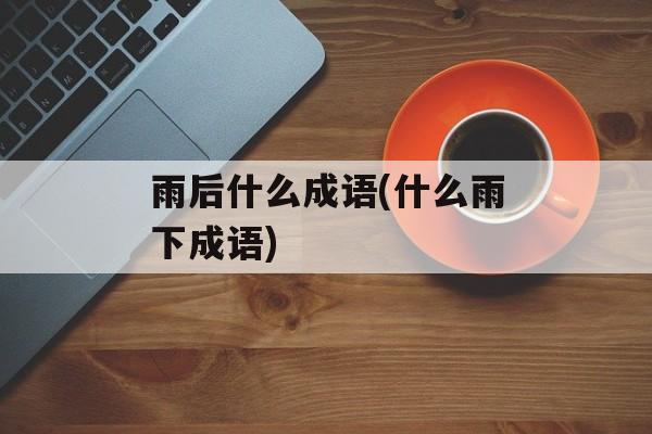雨后什么成语(什么雨下成语)-第1张图片-