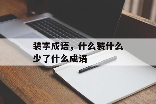 装字成语，什么装什么少了什么成语-第1张图片-