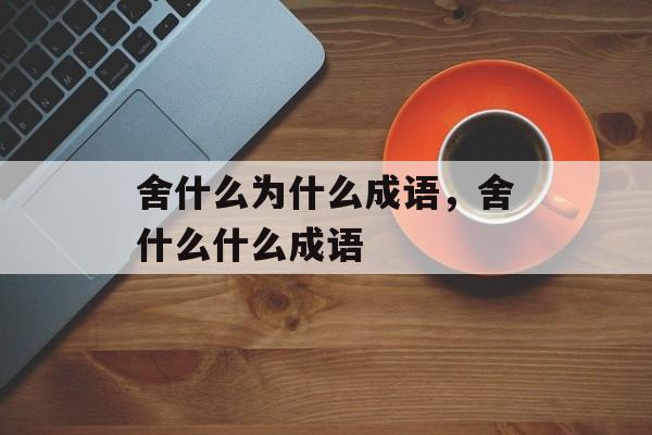 舍什么为什么成语，舍什么什么成语-第1张图片-
