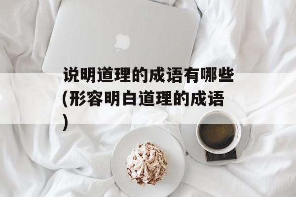 说明道理的成语有哪些(形容明白道理的成语)-第1张图片-