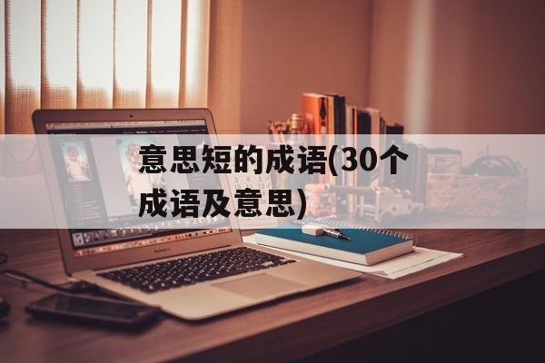 意思短的成语(30个成语及意思)-第1张图片-