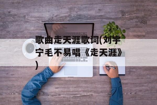 歌曲走天涯歌词(刘宇宁毛不易唱《走天涯》)-第1张图片-