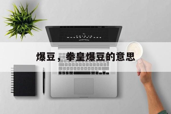 爆豆，拳皇爆豆的意思-第1张图片-